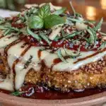 crispy baked chicken parmesan - featured image