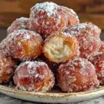crispy cinnamon sugar air fryer doughnut bites - featured image