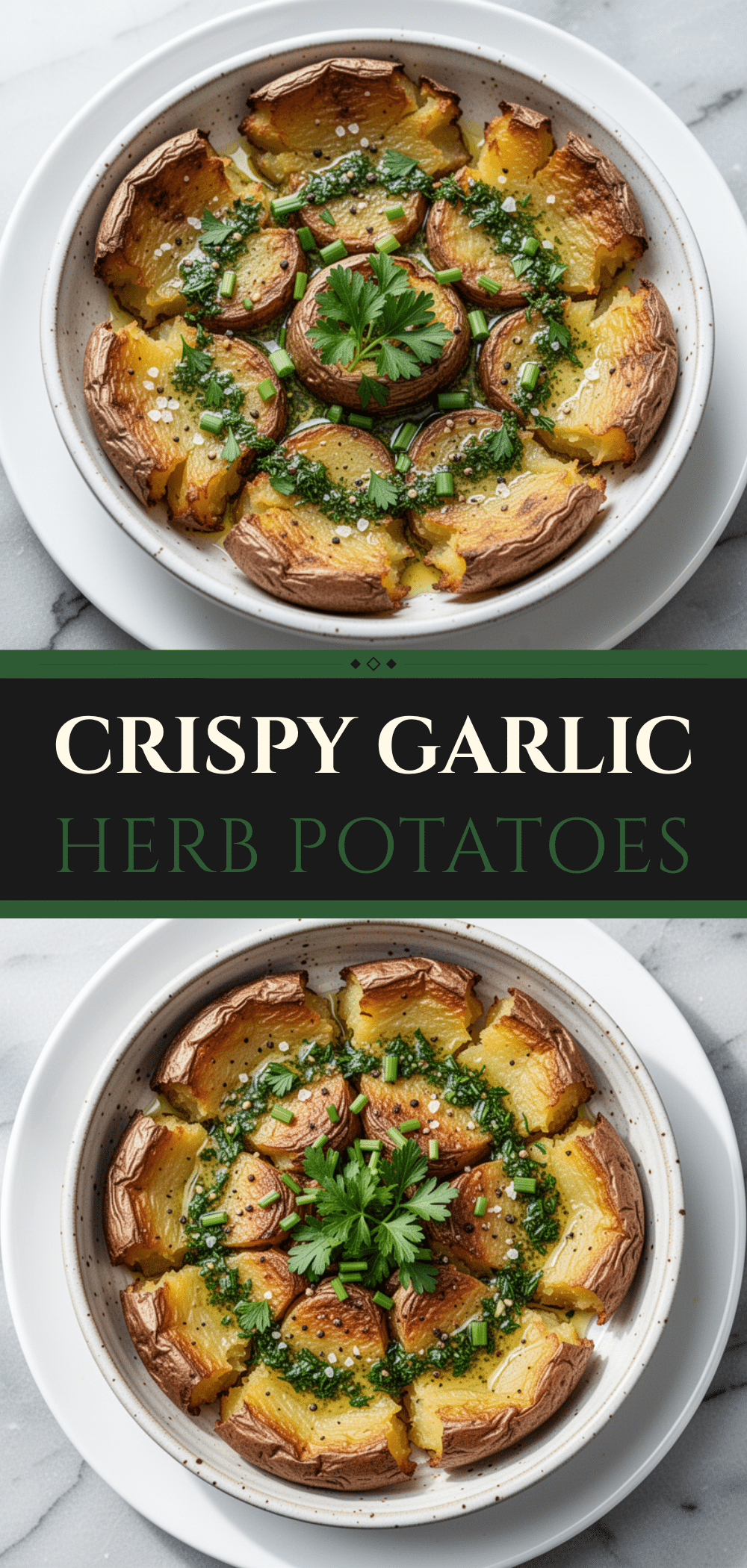 Crispy Smashed Potatoes: Easy Garlic Herb Butter Recipe 5 crispy smashed potatoes recipe