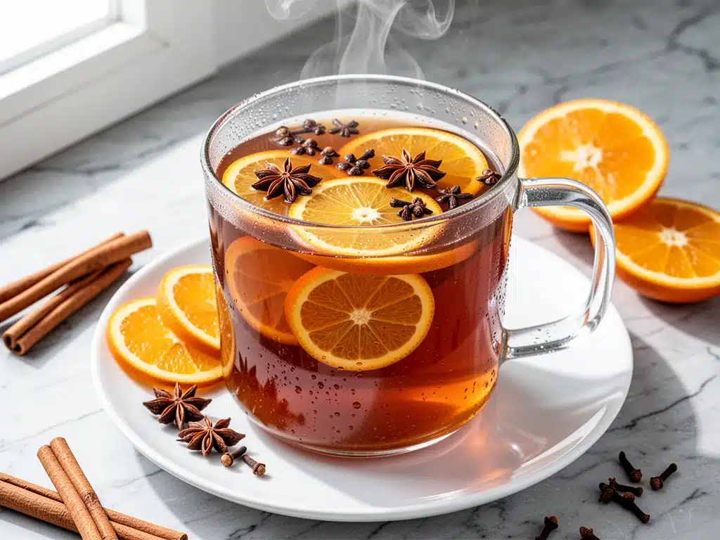 Easy Slow Cooker Fall Mulled Cider - featured image