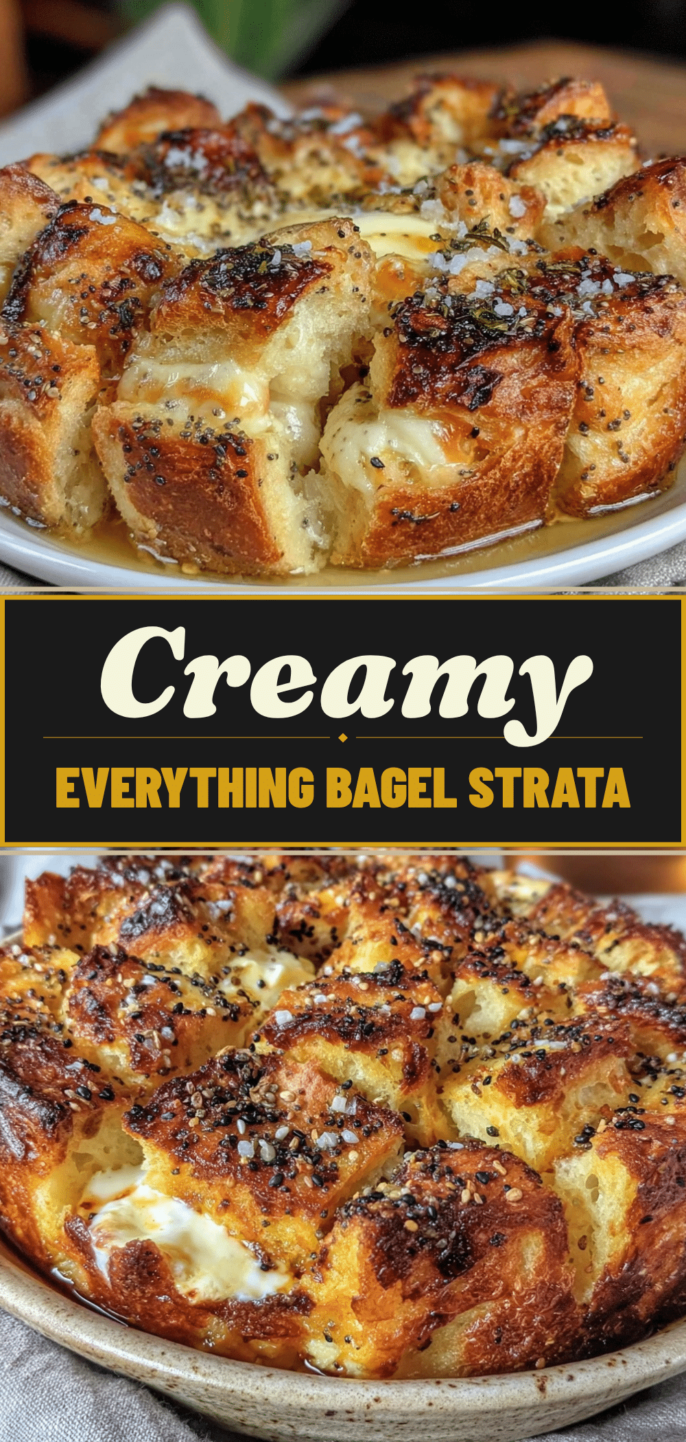 Everything Bagel Strata: 5 Easy Ways Kids Can Help 5 everything bagel strata recipe