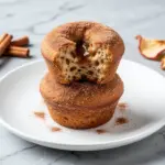 Fall Apple Cider Donut Muffins - featured image