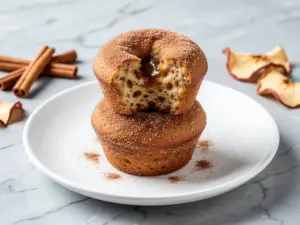 Home 3 Fall Apple Cider Donut Muffins - featured image