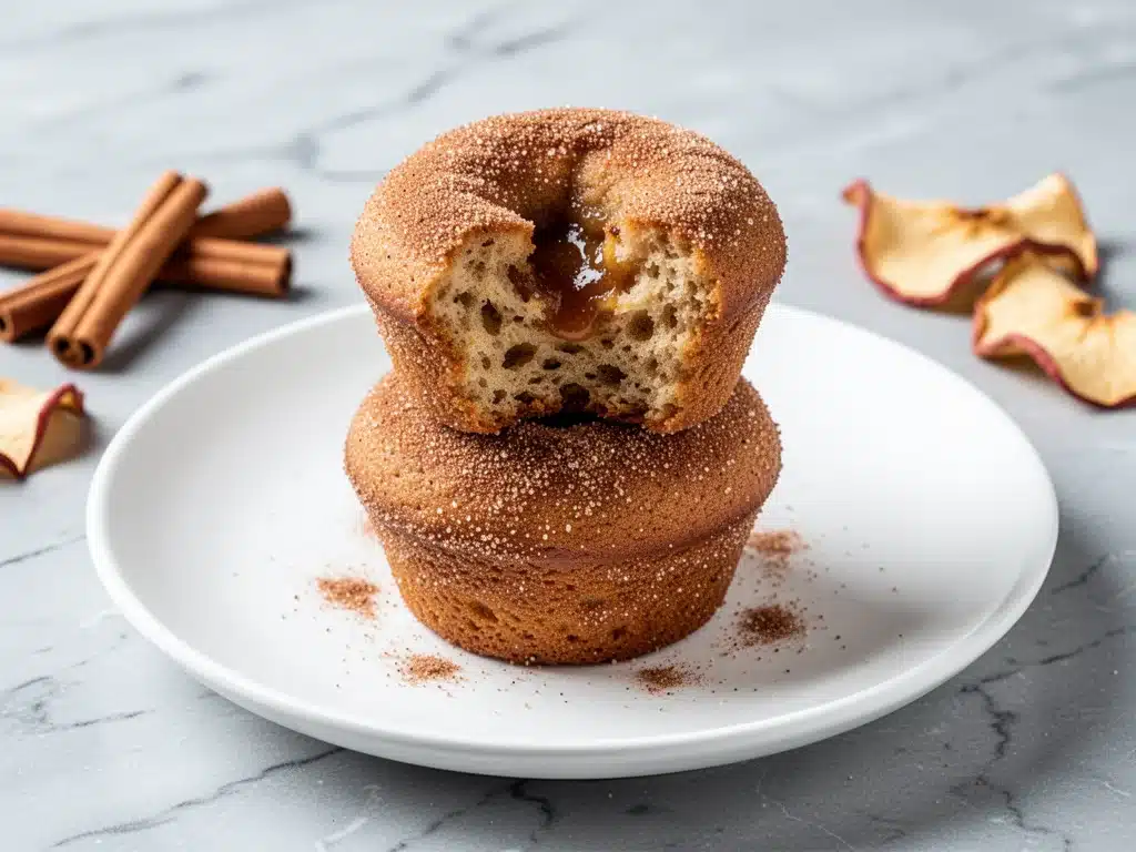 Fall Apple Cider Donut Muffins - featured image