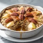 fall apple cinnamon baked oatmeal - featured image