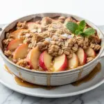 fall harvest apple crisp - featured image