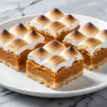 fall sweet potato pie bars - featured image