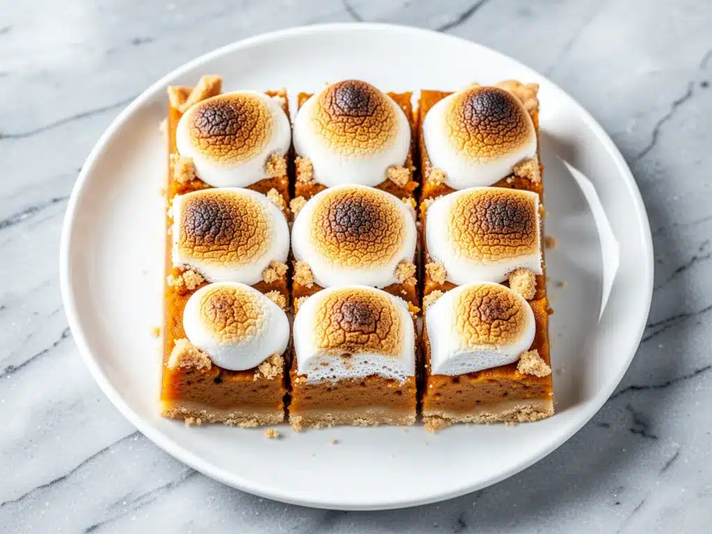 Fall Sweet Potato Pie Bars: Easy Marshmallow Treats 4 fall sweet potato pie bars preparation steps