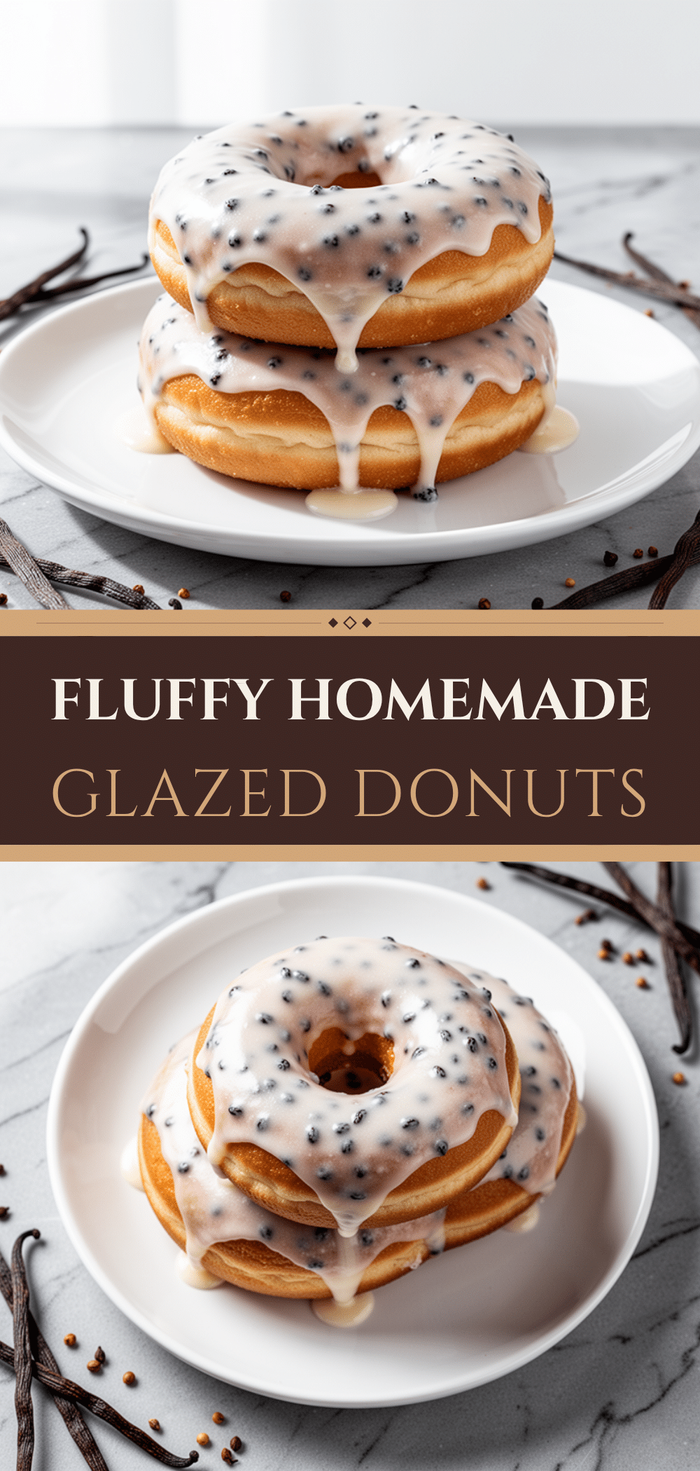 Fluffy Homemade Glazed Donuts: 5 Ingredients 5 fluffy homemade glazed donuts recipe