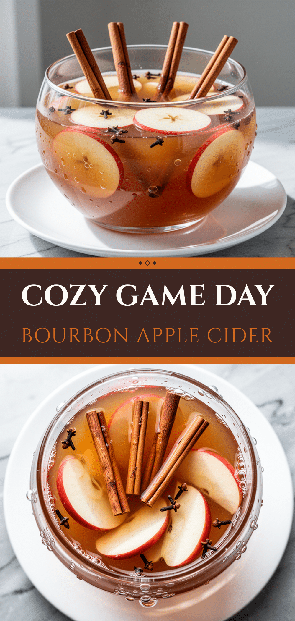Game Day Bourbon Apple Cider Punch: Best 4-Ingredient Party Drink 5 Game Day Bourbon Apple Cider Punch recipe