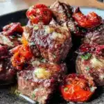 garlic butter steak bites - featured image