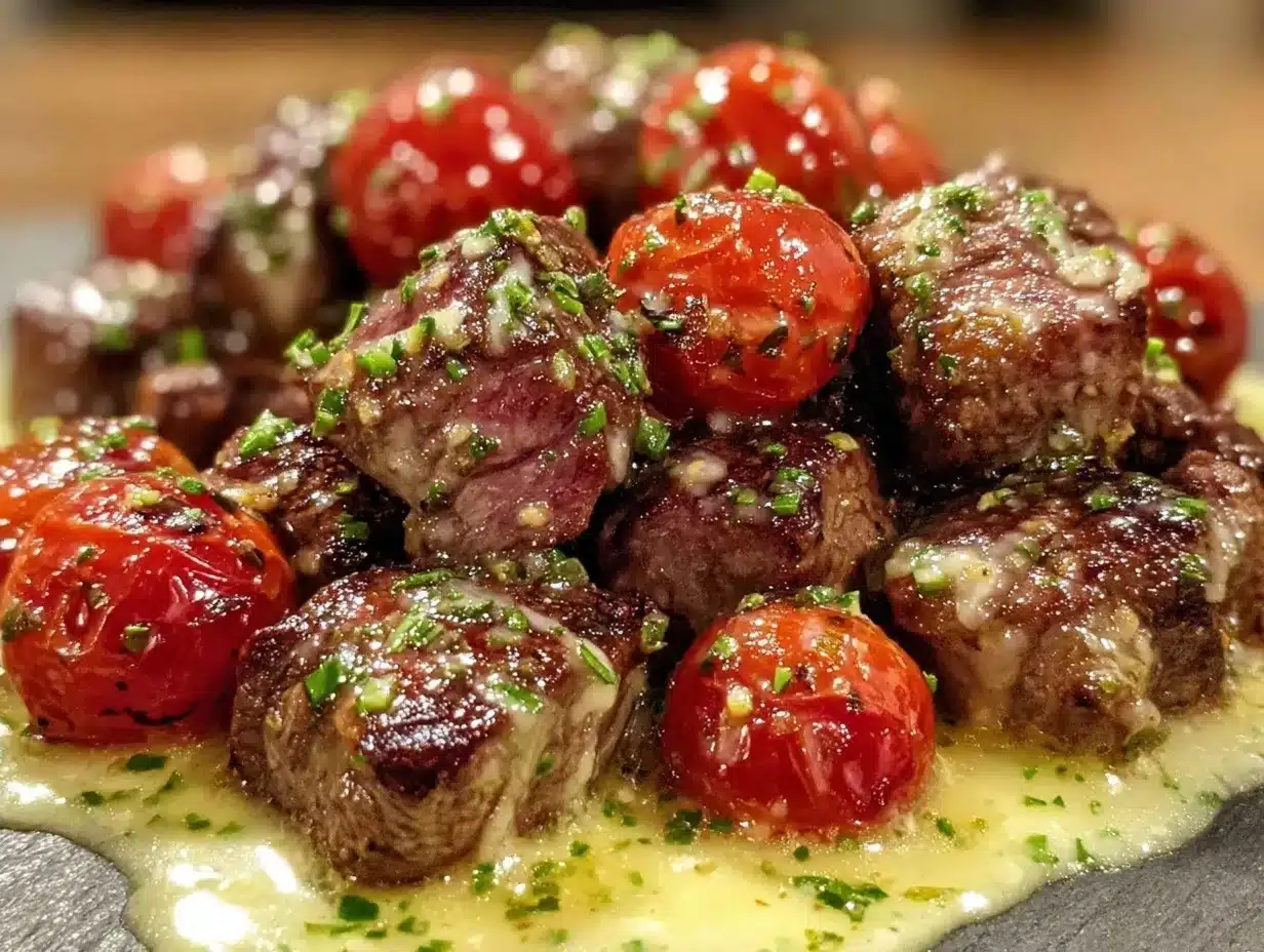 Garlic Butter Steak Bites: Easy 15-Min Dinner 4 garlic butter steak bites preparation steps