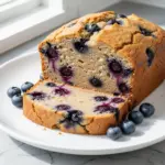 gluten-free blueberry banana bread - featured image