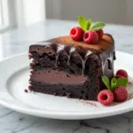 gluten-free flourless fudgy chocolate cake - featured image