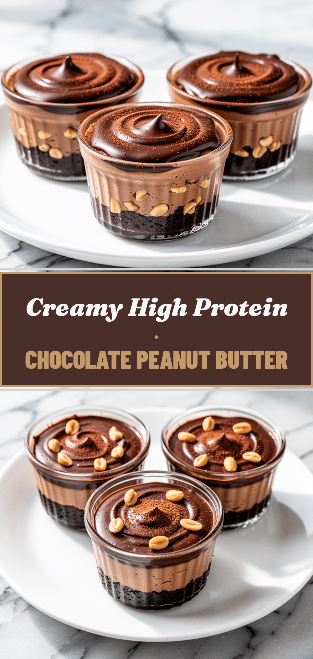High-Protein Chocolate Peanut Butter Cheesecake Cups 5 High-Protein Chocolate Peanut Butter Cheesecake Cups recipe