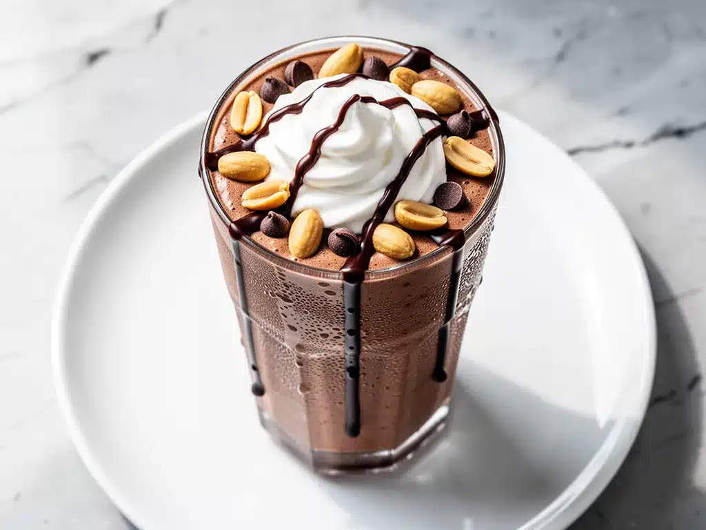 High-Protein Chocolate Peanut Butter Smoothie: 5-Ingredient Easy Breakfast 4 high-protein chocolate peanut butter smoothie preparation steps