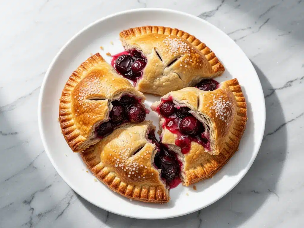 Homemade Cherry Hand Pies: Best 3-Ingredient Flaky Recipe 4 homemade cherry hand pies preparation steps
