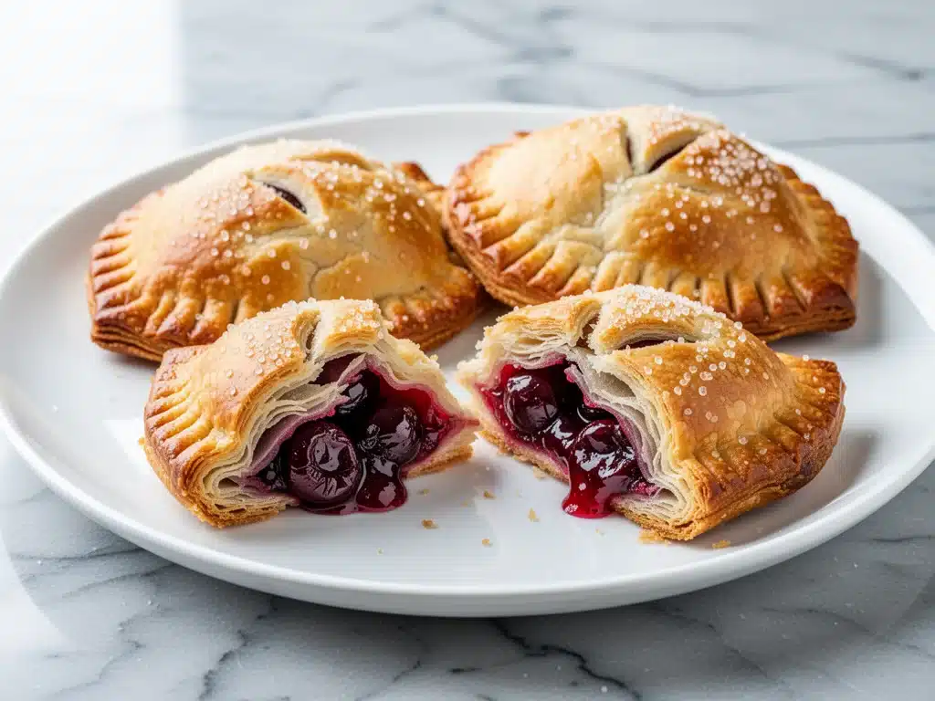 homemade cherry hand pies - featured image