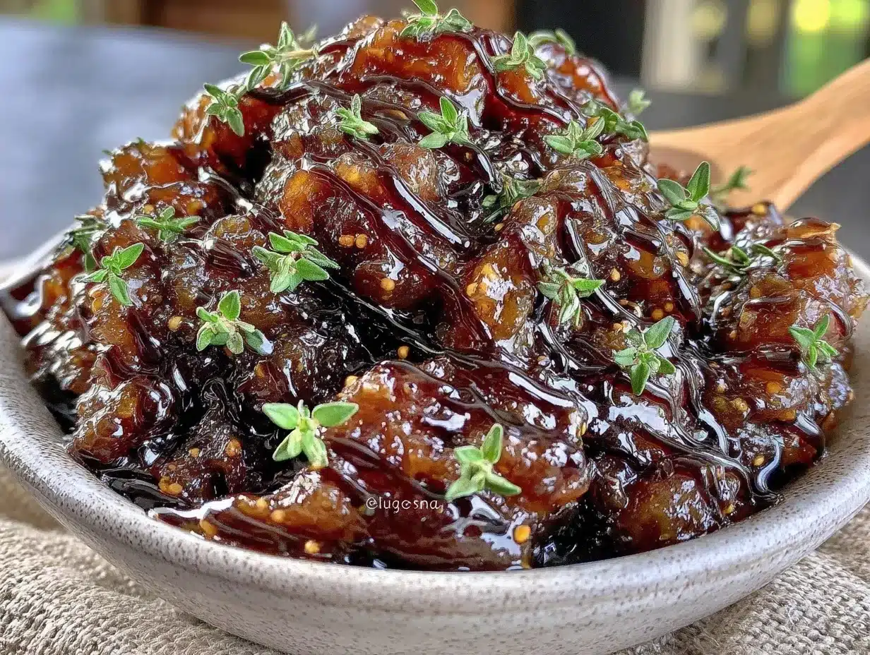 Best Homemade Fig Jam: Easy 3-Ingredient Balsamic Thyme Recipe 4 homemade fig jam preparation steps