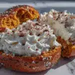 homemade pumpkin bagels - featured image