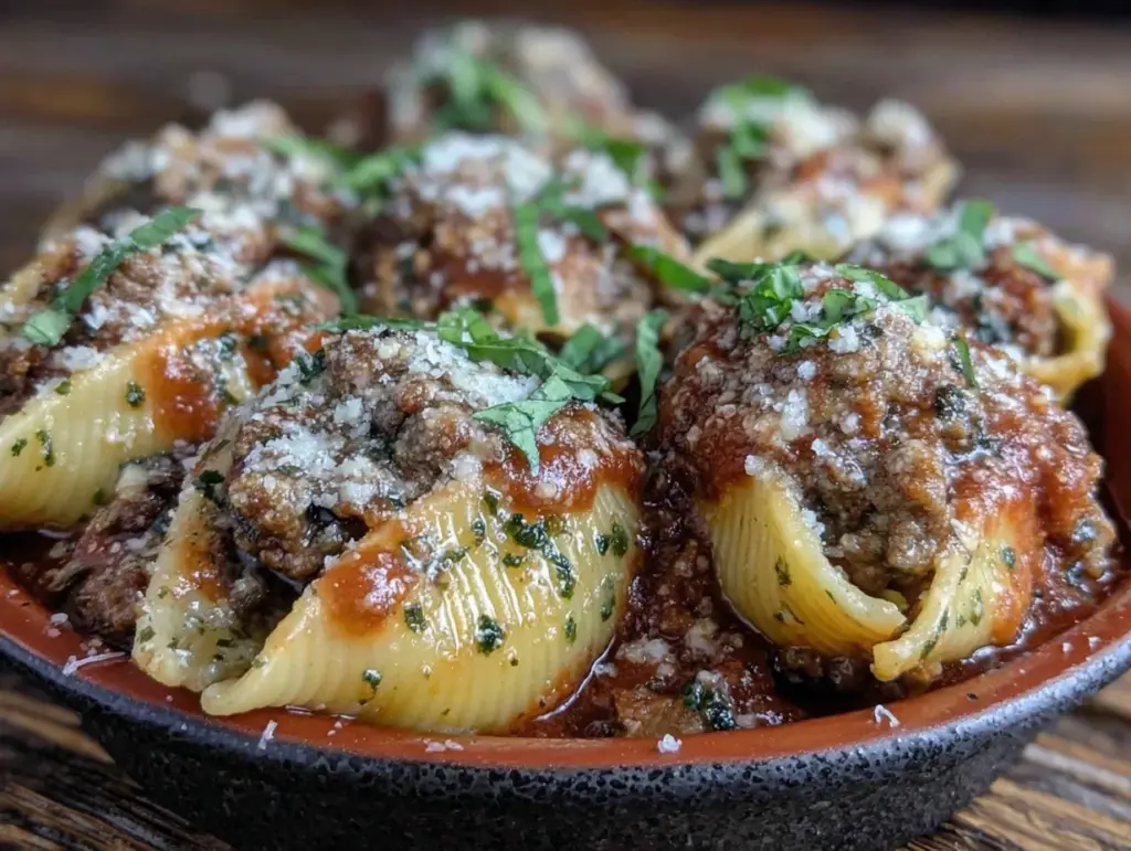 Italian Sausage and Wild Mushroom Stuffed Shells - featured image