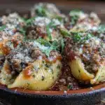 Italian Sausage and Wild Mushroom Stuffed Shells - featured image