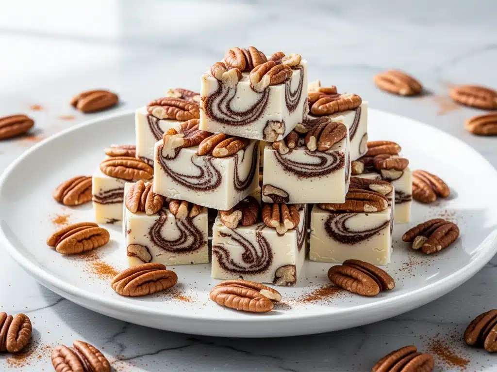 keto cinnamon pecan fat bombs - featured image
