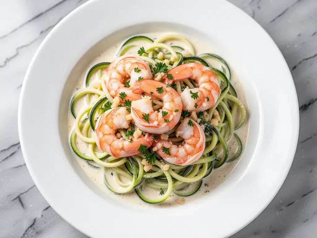Keto Creamy Garlic Butter Shrimp: Easy Low-Carb Dinner 4 Keto Creamy Garlic Butter Shrimp preparation steps