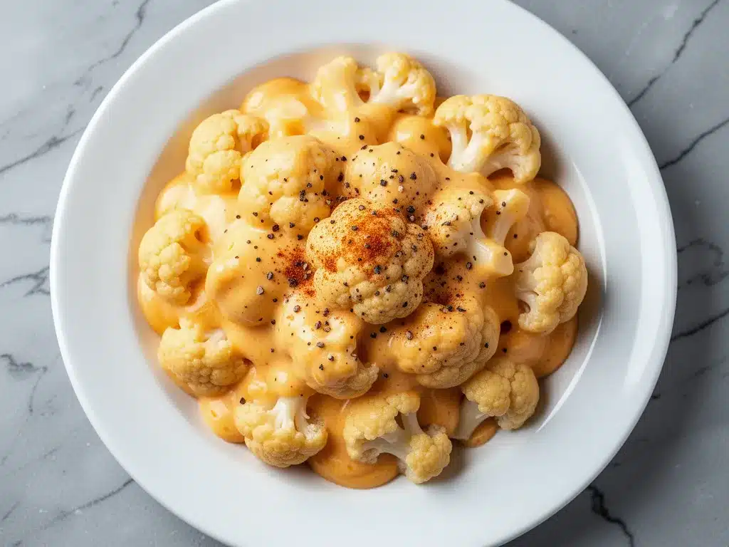 Low-Carb Cauliflower Mac and Cheese: Easy 20-Minute Meal 4 low-carb cauliflower mac and cheese preparation steps