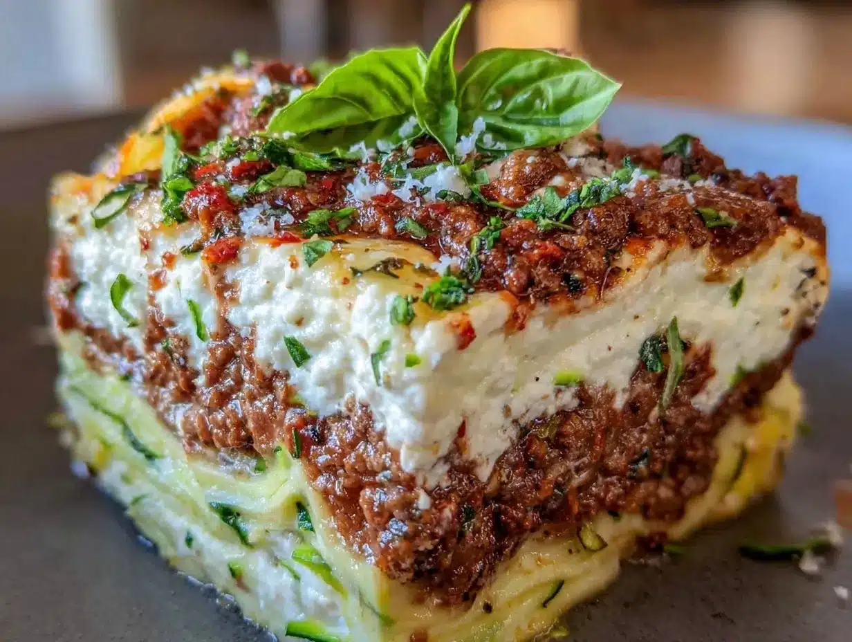 Low-Carb Zucchini Lasagna: Best Summer Recipe 4 low carb zucchini lasagna preparation steps