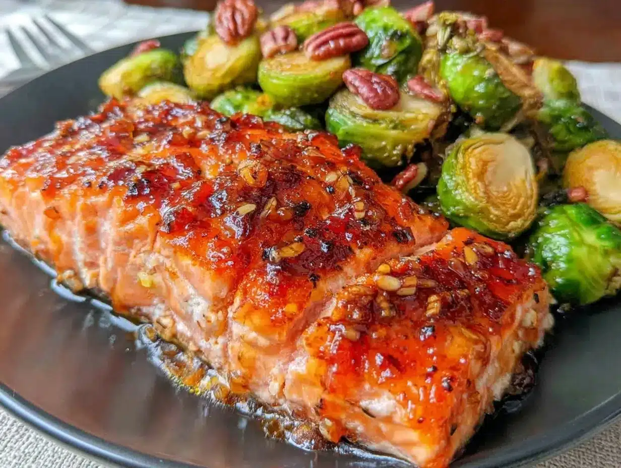 Maple Bourbon Glazed Salmon: Best Fall Grill Recipe 4 Maple Bourbon Glazed Salmon preparation steps