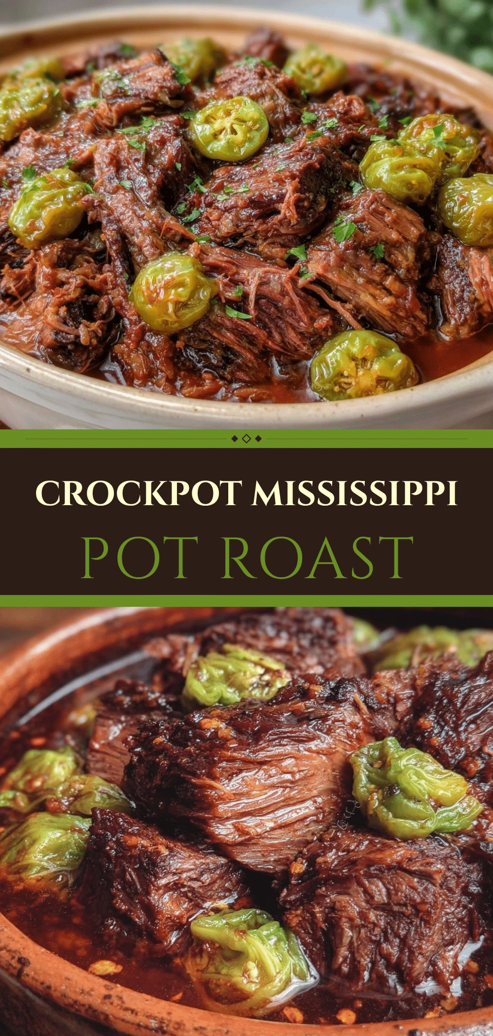 Crockpot Mississippi Pot Roast: 5pm Dinner Win 5 Mississippi pot roast recipe