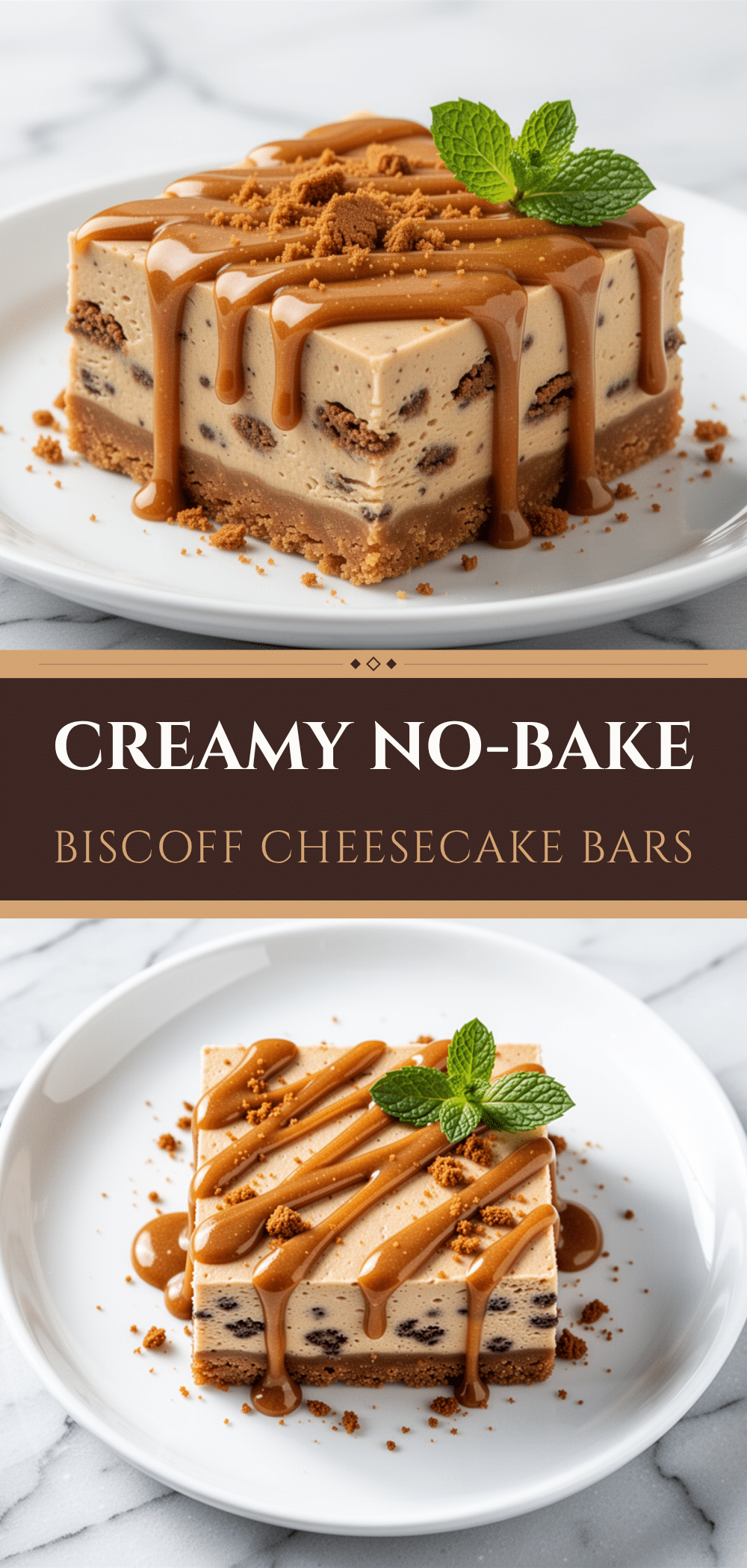 No-Bake Biscoff Cheesecake Bars: 5-Min Easy Dessert 5 no-bake Biscoff cheesecake bars recipe
