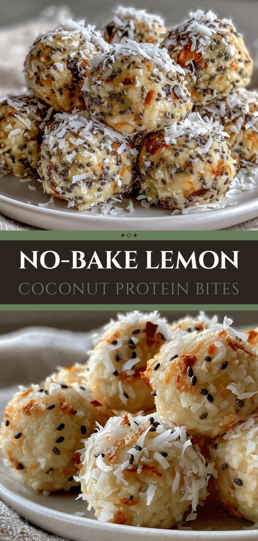 No-Bake Lemon Coconut Protein Bites: 5-Ingredient Smoked Treat 5 no-bake lemon coconut protein bites recipe