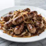 Oktoberfest Bratwurst with Caramelized Onions - featured image