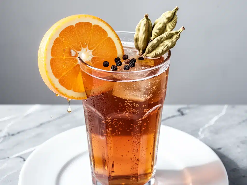 Oktoberfest spiced beer cocktail - featured image
