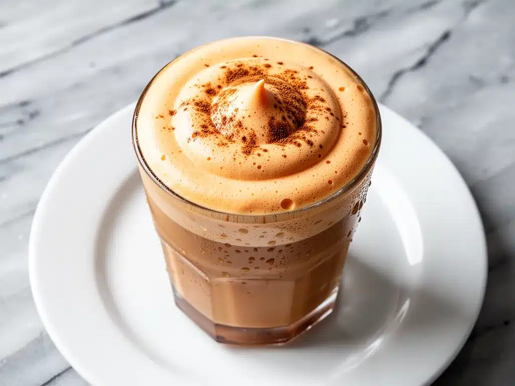Fall Pumpkin Cream Cold Foam Chai Latte: Best Cozy Recipe 4 pumpkin cream cold foam chai latte preparation steps
