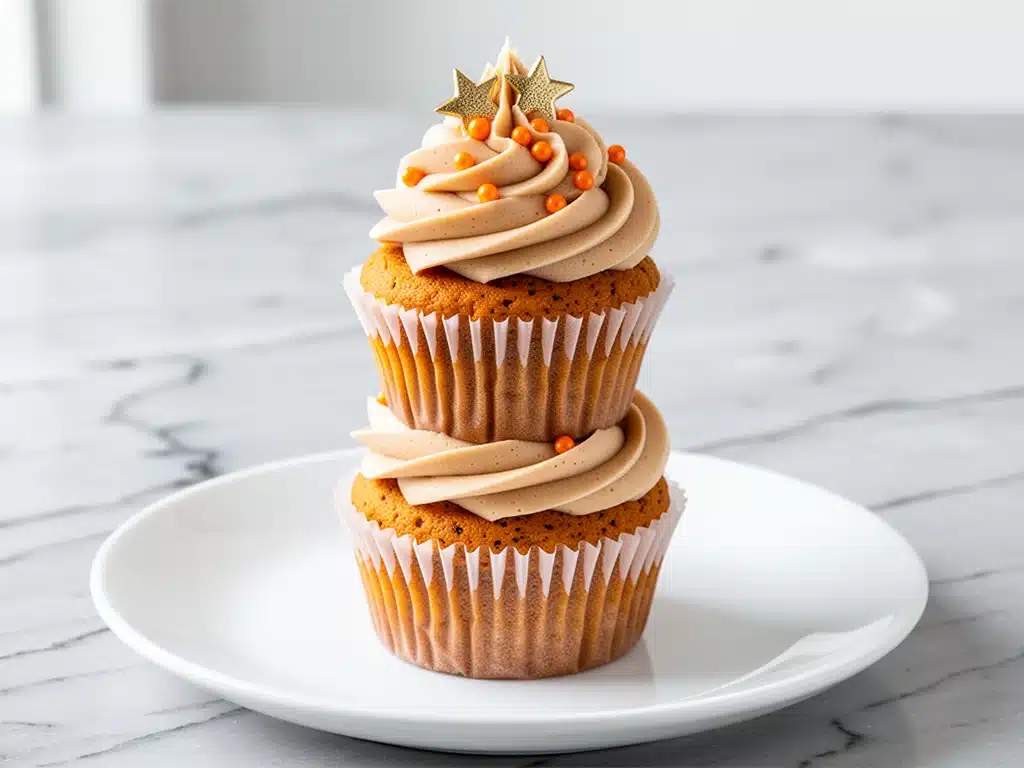 pumpkin spice cupcakes - featured image