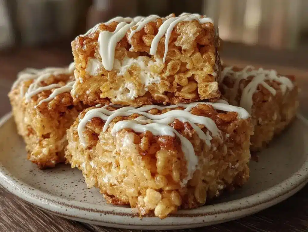 Pumpkin Spice Rice Krispie Treats - featured image