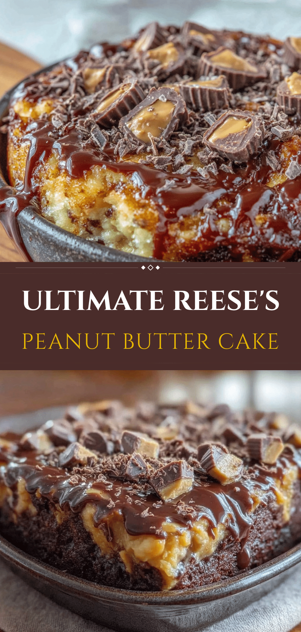 Reeses Peanut Butter Poke Cake: The Real Way 5 Reeses Peanut Butter Poke Cake recipe