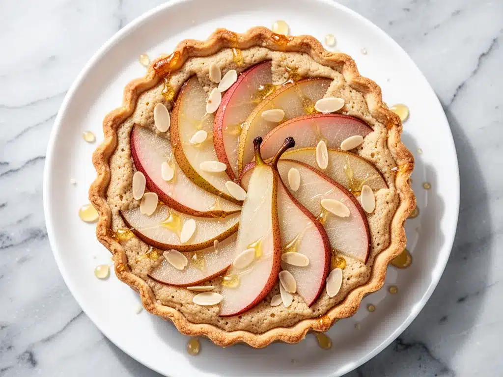 Rustic Fall Pear Almond Tart: Easy Apple Pie Alternative 4 rustic fall pear almond tart preparation steps