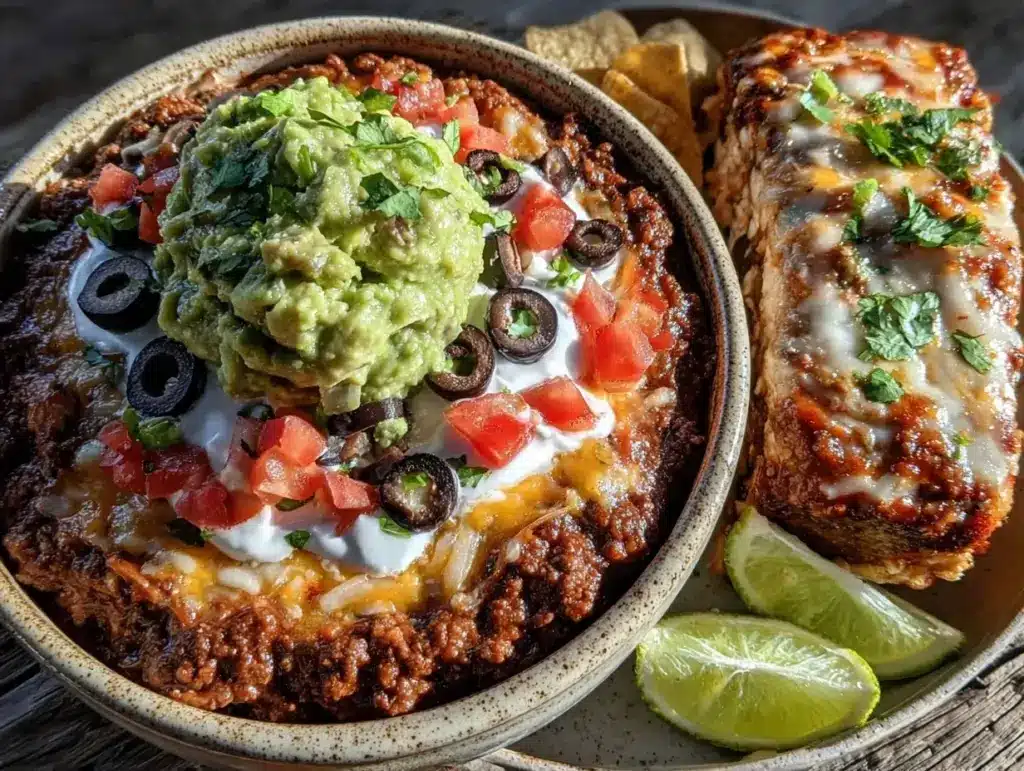 seven layer taco dip - featured image