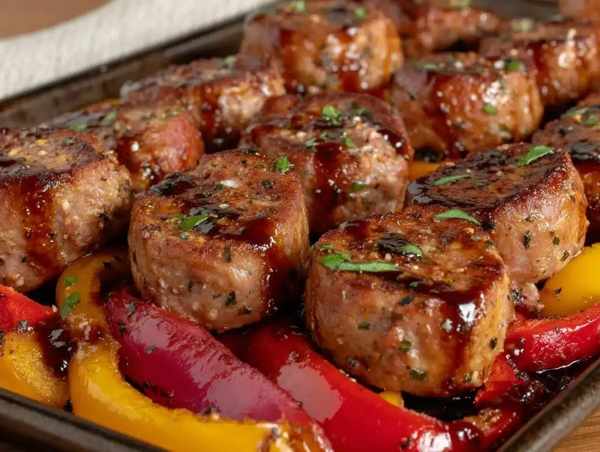 Sheet Pan Sausage and Peppers: Easy Budget-Friendly Weeknight Meal 4 sheet pan sausage and peppers preparation steps