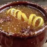 slow cooker caramel apple cider - featured image