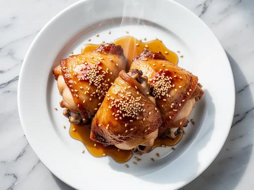 Slow Cooker Honey Garlic Chicken Thighs: Easy Dinner 4 slow cooker honey garlic chicken thighs preparation steps