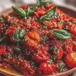 slow roasted tomato sauce - featured image