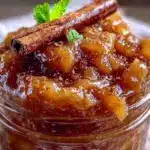 small batch canned spiced apple pie filling for one - featured image