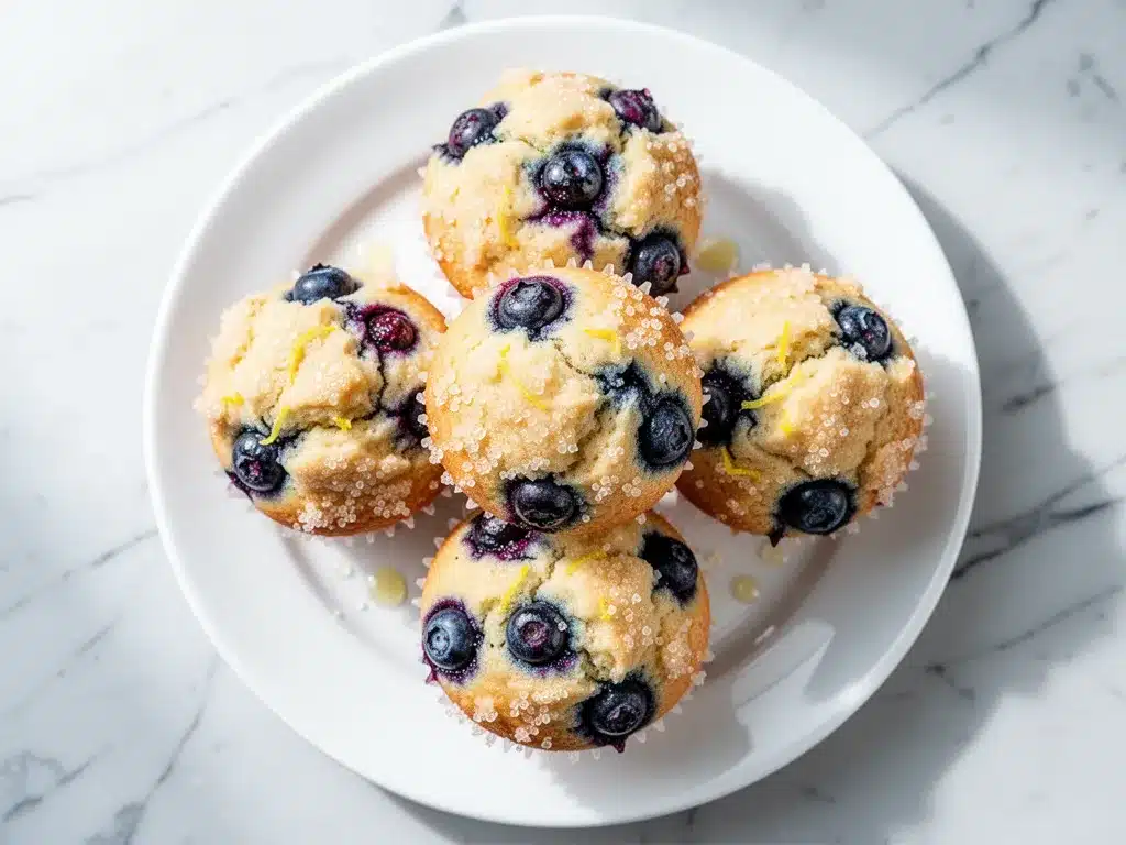 Soft Lemon Blueberry Muffins: The Best Easy Recipe 4 soft lemon blueberry muffins preparation steps