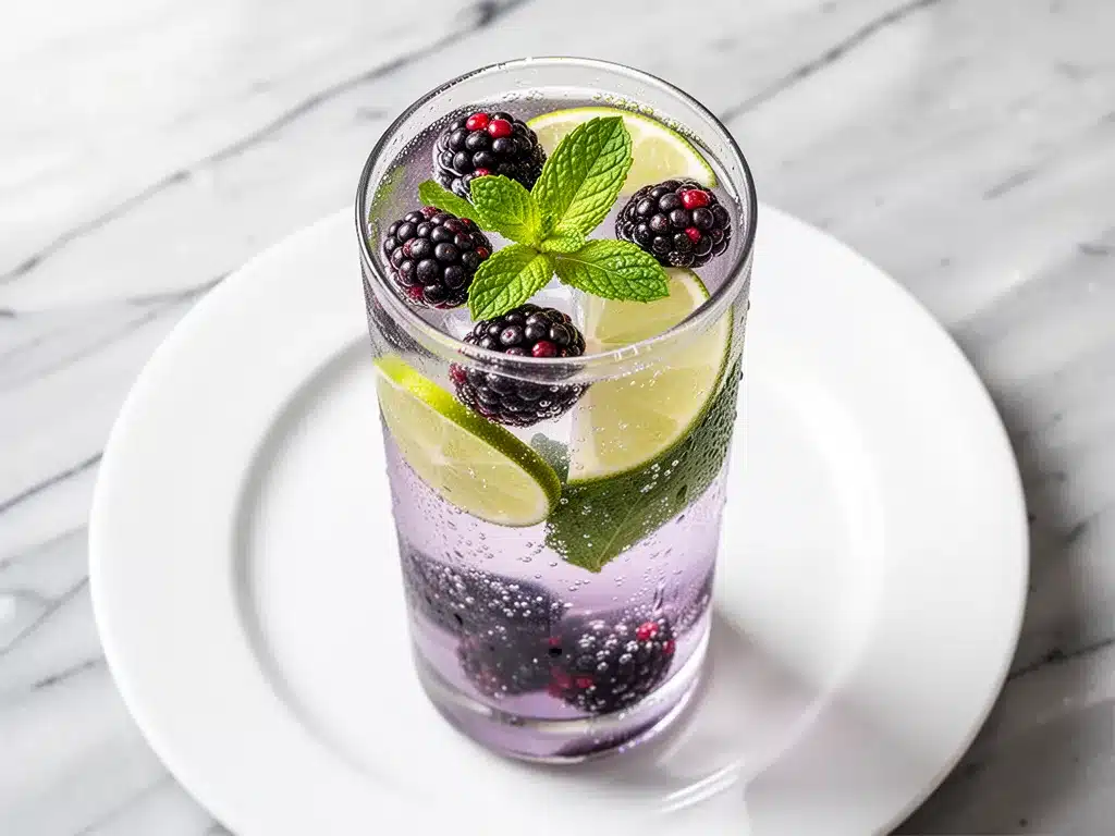Sparkling Blackberry Mint Mojito Mocktail: Best Summer Sips 4 sparkling blackberry mint mojito mocktail preparation steps