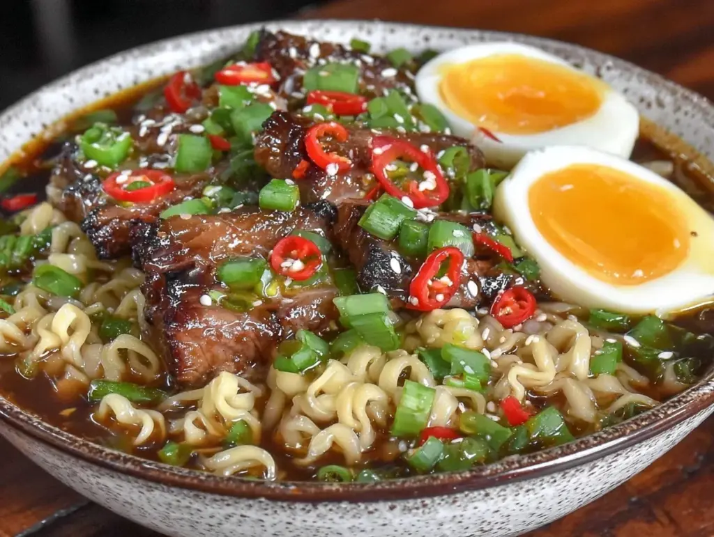 spicy homemade ramen - featured image